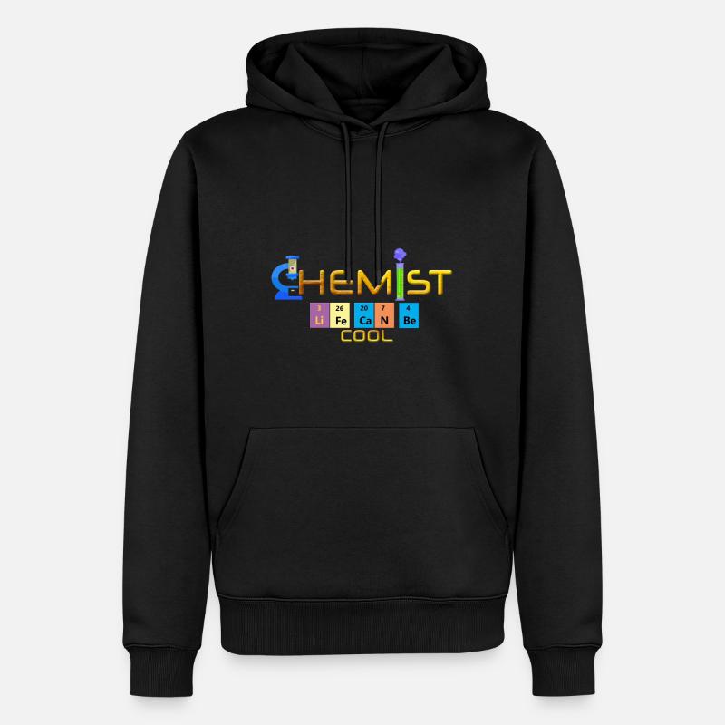 Chemiker - Männer Premium Bio Hoodie - Schwarz