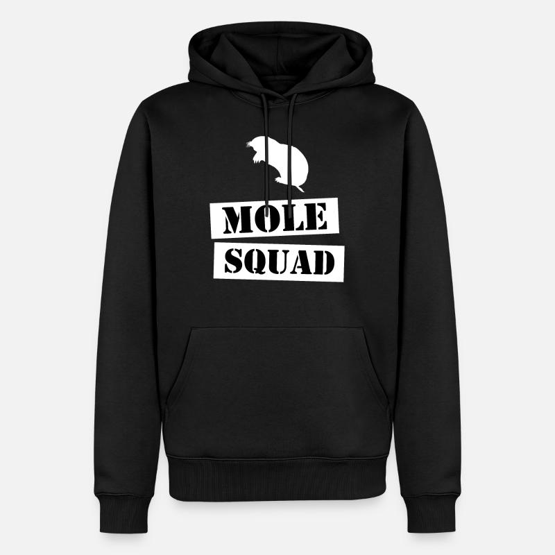 join the mole squad - Men’s Premium Organic Hoodie - black