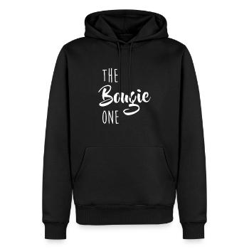 The Bougie One - Freunde, Familie, Teamgruppe - Männer Premium Bio Hoodie - Schwarz - Vorne - Nico (187cm)