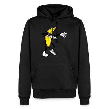 Banane Dab Dabbing Banane Geschenk - Männer Premium Bio Hoodie - Schwarz - Vorne - Nico (187cm)