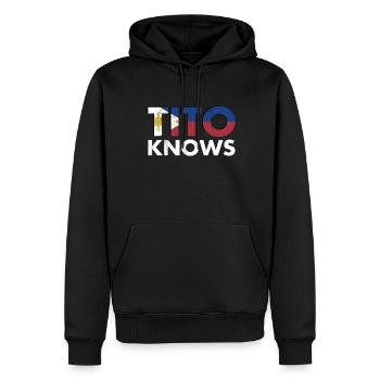 Tito kennt den besten Onkel aller Zeiten Kuya Pinoy Adobo - Männer Premium Bio Hoodie - Schwarz - Vorne - Nico (187cm)