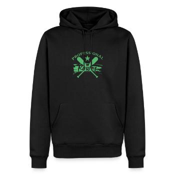 Ruderer Ruderer Ruderer Ruderer - Männer Premium Bio Hoodie - Schwarz - Vorne - Nico (187cm)