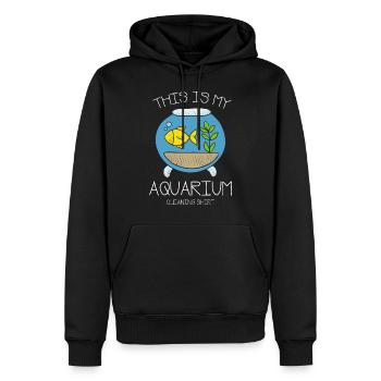 Aquarium Aquarium Reinigungs Geschenk - Männer Premium Bio Hoodie - Schwarz - Vorne - Nico (187cm)