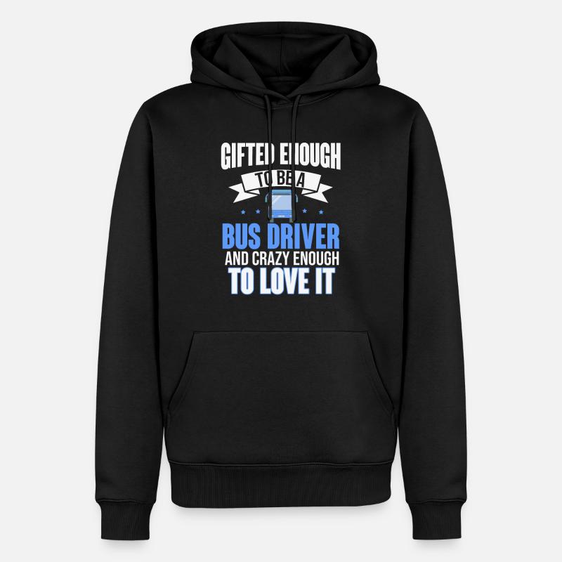 Busfahrer - Männer Premium Bio Hoodie - Schwarz