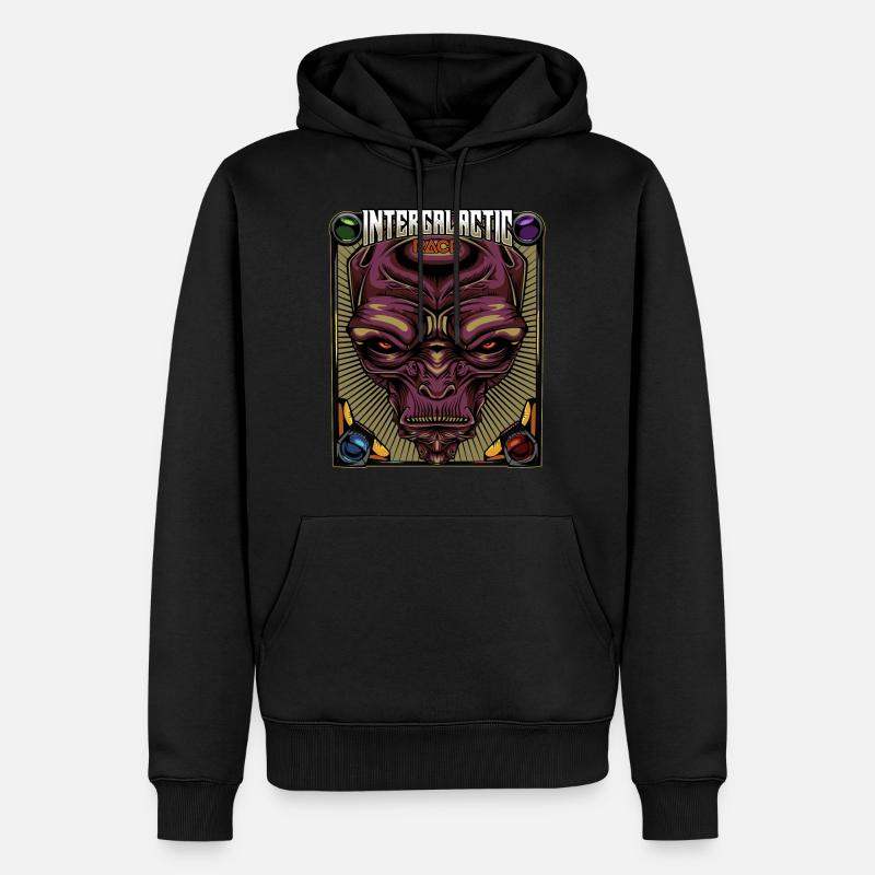 Intergalactic Race | Alien Außerirdischer Geschenk - Männer Premium Bio Hoodie - Schwarz