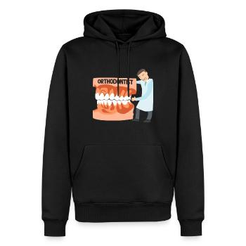 Kieferorthopäde - Männer Premium Bio Hoodie - Schwarz - Vorne - Nico (187cm)