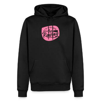 Ruderer Ruderboot Ruderteam Ruderin Rudern - Männer Premium Bio Hoodie - Schwarz - Vorne - Nico (187cm)