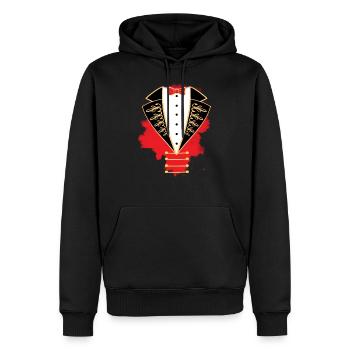 Ringmaster Circus Kostüm Rollenspiel Kostüm - Männer Premium Bio Hoodie - Schwarz - Vorne - Nico (187cm)