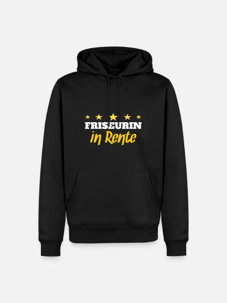Friseur - Männer Premium Bio Hoodie - Schwarz