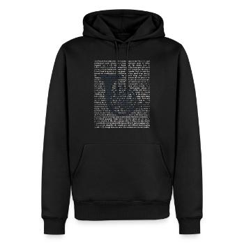 Waldhorn Hornist - Sweat à capuche Premium bio Homme - noir - Devant - Nico (187cm)
