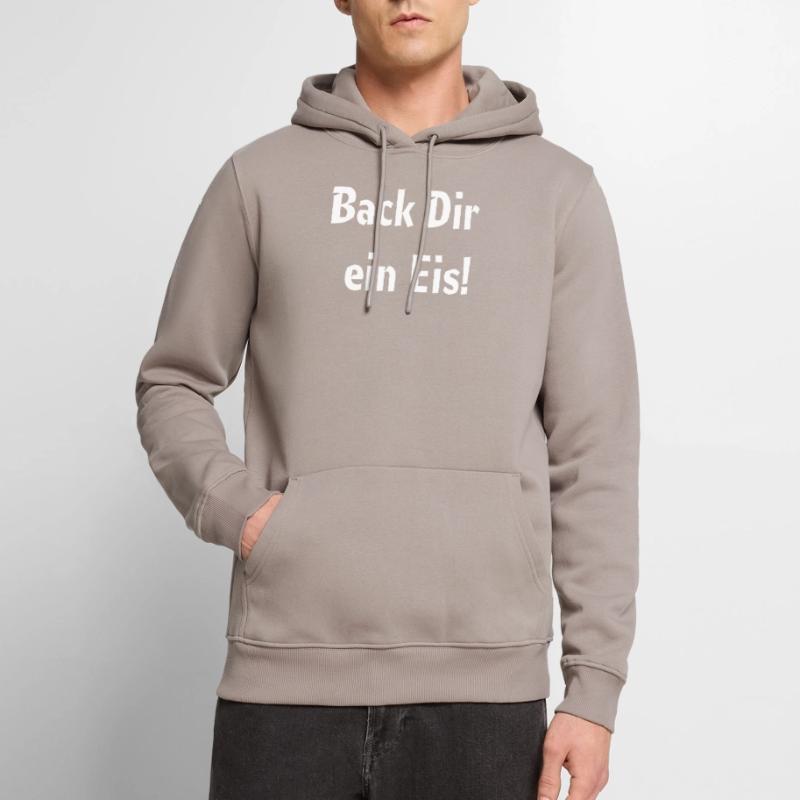 Back Dir Ein Eis Männer Premium Bio Hoodie