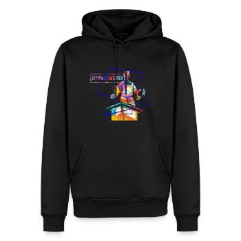 Chimney sweep polygon gift - Men’s Premium Organic Hoodie - black - Front - Nico (187cm)