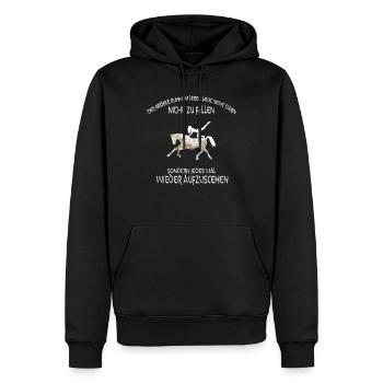 Voltigieren Shirt Reitsport Volti mit motivierende - Männer Premium Bio Hoodie - Schwarz - Vorne - Nico (187cm)