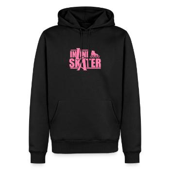 Fahrerin Inline Skaterin Inliner Rollschuh Skater - Männer Premium Bio Hoodie - Schwarz - Vorne - Nico (187cm)