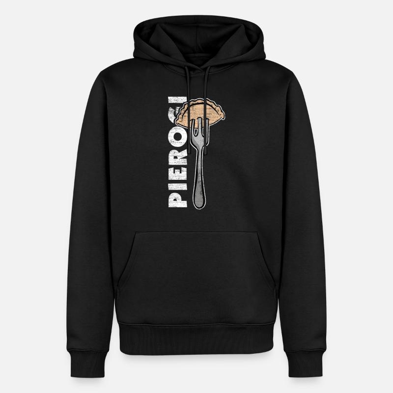 Cadeau pierogi - Sweat à capuche Premium bio Homme - noir