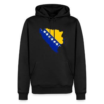 Bosnien Herzegowina - Bosnia Herzegovina - Männer Premium Bio Hoodie - Schwarz - Vorne - Nico (187cm)