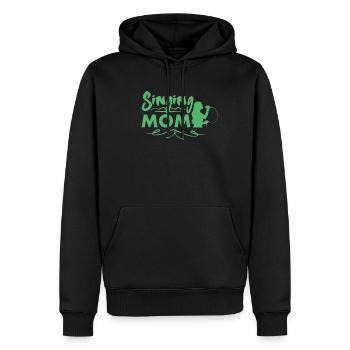 Sing - Men’s Premium Organic Hoodie - black - Front - Nico (187cm)