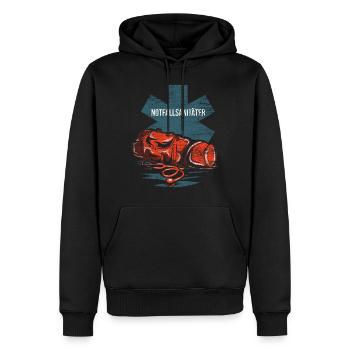 Cadeau paramédic d'urgence médicale - Sweat à capuche Premium bio Homme - noir - Devant - Nico (187cm)