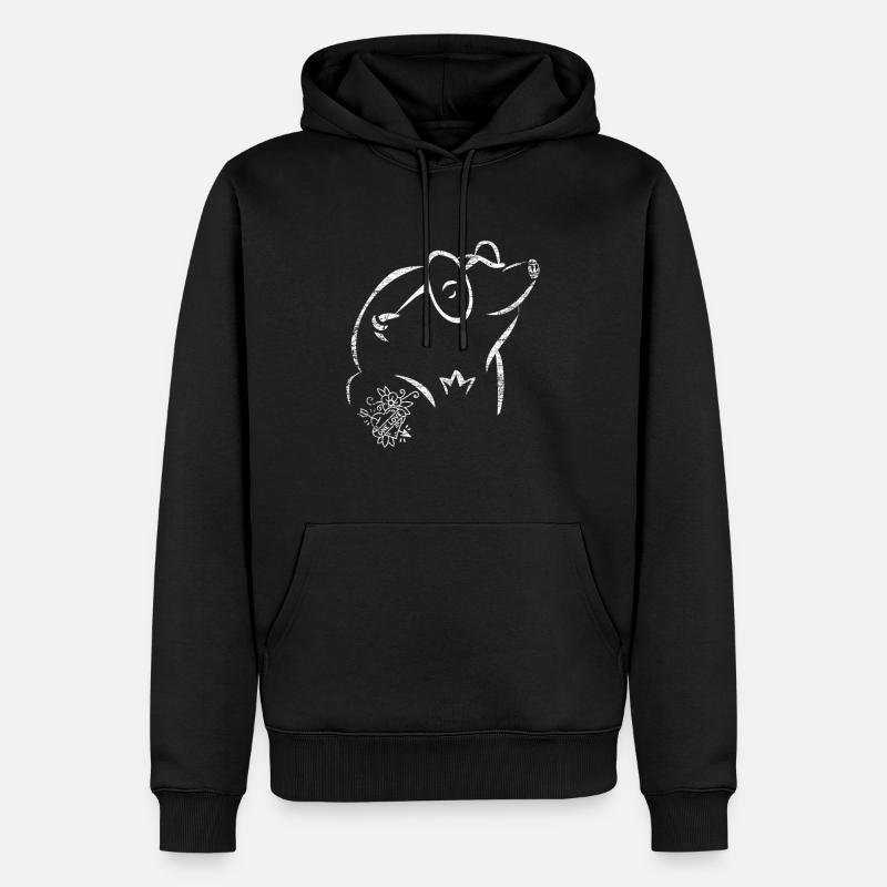 Maulwurf Geschenk - Männer Premium Bio Hoodie - Schwarz