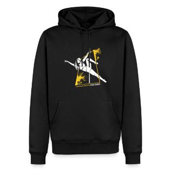 Pole Dancer - Männer Premium Bio Hoodie - Schwarz - Vorne - Nico (187cm)