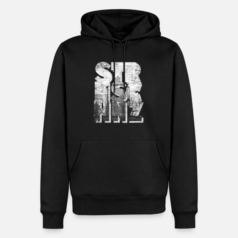 Sternschanze Geschenk - Männer Premium Bio Hoodie - Schwarz