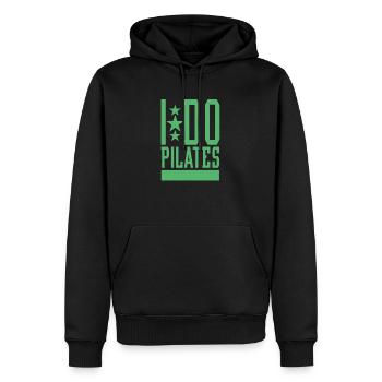 Pilates Pilates Pilates Pilates - Männer Premium Bio Hoodie - Schwarz - Vorne - Nico (187cm)