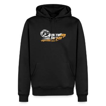 Australian Surfer , beach vacation,ocean, surfing - Men’s Premium Organic Hoodie - black - Front - Nico (187cm)