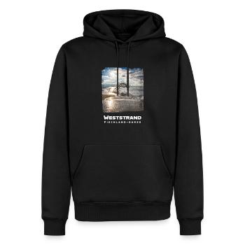 Ostsee Urlaub Weststrand Prerow Fischland Darss - Männer Premium Bio Hoodie - Schwarz - Vorne - Nico (187cm)