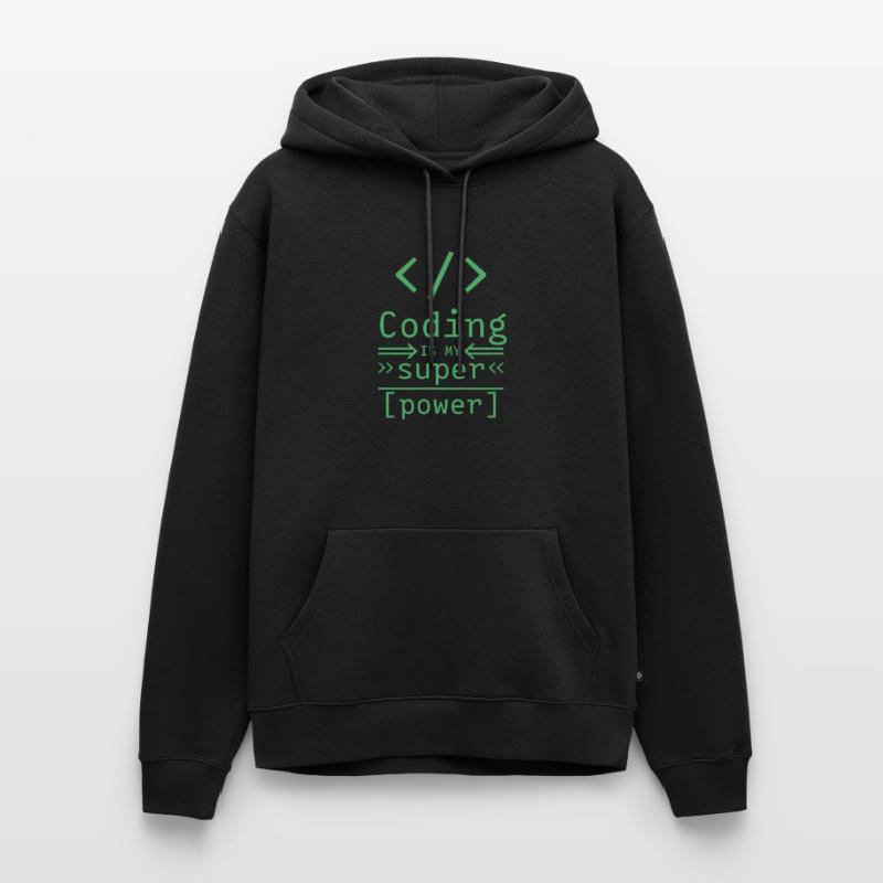 Programming Software Programmer Coder Coder Men’s Premium Organic Hoodie