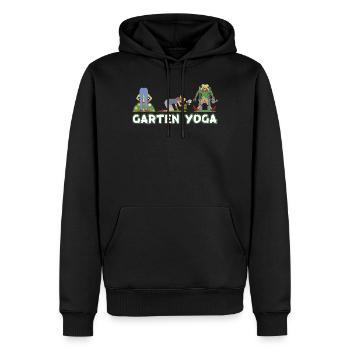 Garten, Gartenarbeit, Gärtner - Männer Premium Bio Hoodie - Schwarz - Vorne - Nico (187cm)