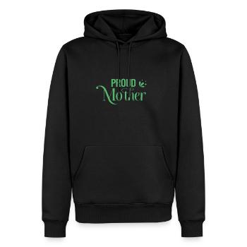 Fête des Mères Fête des Mères Fête des Mères - Sweat à capuche Premium bio Homme - noir - Devant - Nico (187cm)