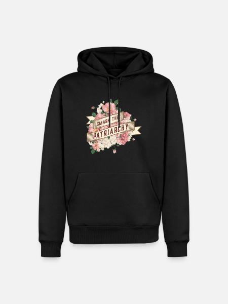 Smash the patriarchy / Feminismus - Männer Premium Bio Hoodie - Schwarz