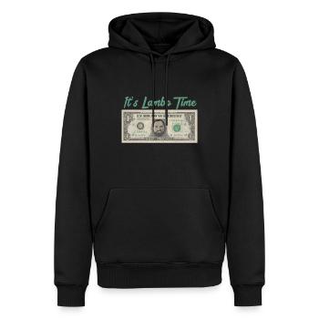 Ripple, XRP, crypto, bitcoin, gift - Men’s Premium Organic Hoodie - black - Front - Nico (187cm)