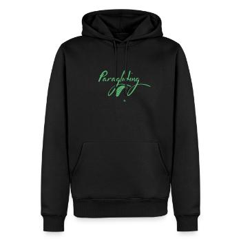 Gleitschirm Gleitschirm Gleitschirm Gleitschirm - Männer Premium Bio Hoodie - Schwarz - Vorne - Nico (187cm)