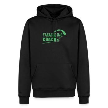 Gleitschirm Gleitschirm Gleitschirm Gleitschirm - Männer Premium Bio Hoodie - Schwarz - Vorne - Nico (187cm)
