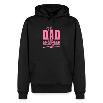 Ingenieurin Ingenieur Ingenieurswesen Student Mama - Männer Premium Bio Hoodie - Schwarz - Vorne - Nico (187cm)