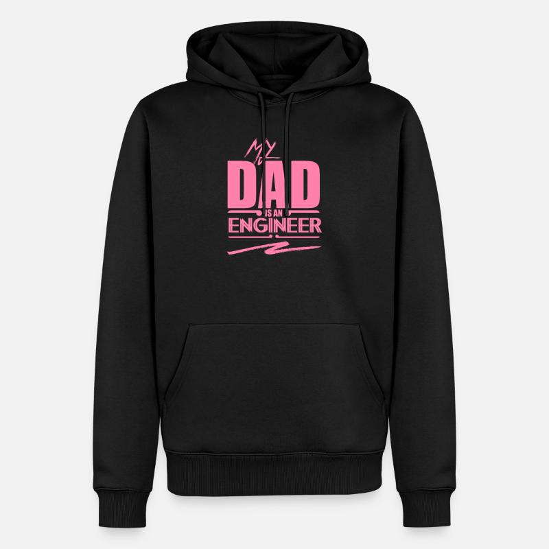 Engineer Engineer Engineering Student Mama - Men’s Premium Organic Hoodie - black
