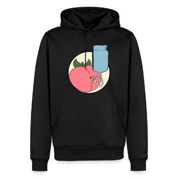 Klismaphilia Enema Anal Play Klistier Sex Popo - Männer Premium Bio Hoodie - Schwarz - Vorne - Nico (187cm)
