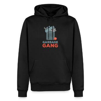 Un enterrement de vie de garçon dans une partie de bachelorette - Sweat à capuche Premium bio Homme - noir - Devant - Nico (187cm)