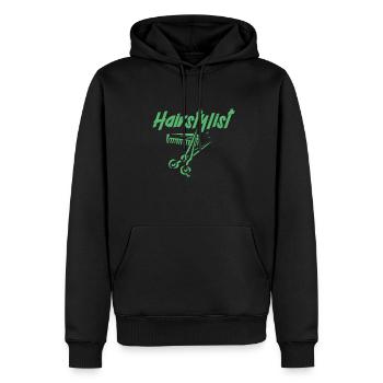 Friseursalon Frisör Friseur Frisöse Friseure - Männer Premium Bio Hoodie - Schwarz - Vorne - Nico (187cm)