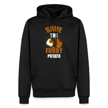 Cadeau de rongeur pour animal de compagnie - Sweat à capuche Premium bio Homme - noir - Devant - Nico (187cm)