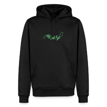 Krankenschwester Krankenschwester - Männer Premium Bio Hoodie - Schwarz - Vorne - Nico (187cm)