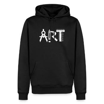 Architecte Jeu De Mots Cool Cadeau D'architecture - Sweat à capuche Premium bio Homme - noir - Devant - Nico (187cm)