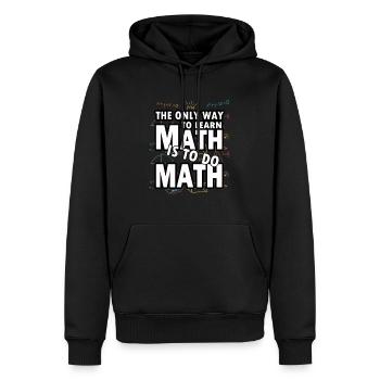 Mathematik Mathe Mathematiker Experiment geschenk - Männer Premium Bio Hoodie - Schwarz - Vorne - Nico (187cm)