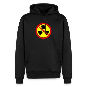 Anti Atomkraft Castor Atomkraftwerke Gorleben Demo - Männer Premium Bio Hoodie - Schwarz - Vorne - Nico (187cm)