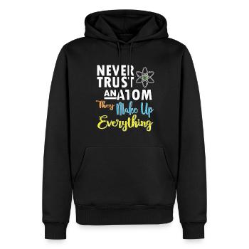 Naturwissenschaft Physik Chemie Biologie Mathe - Männer Premium Bio Hoodie - Schwarz - Vorne - Nico (187cm)