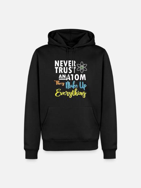 Science Physics Chemistry Biology Math - Men’s Premium Organic Hoodie - black