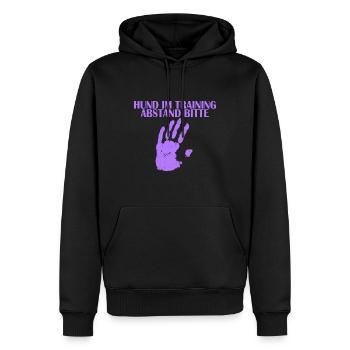 Hund im Training Lasst mein Hund in Ruhe Liebhaber - Men’s Premium Organic Hoodie - black - Front - Nico (187cm)