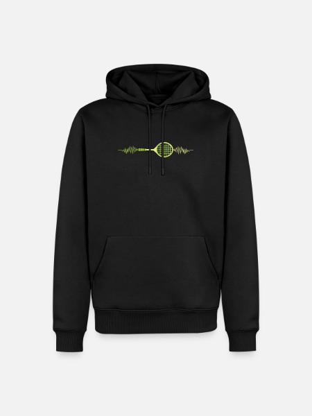 Awesome & Trendy Tshirt Designs Tennis racket - Men’s Premium Organic Hoodie - black