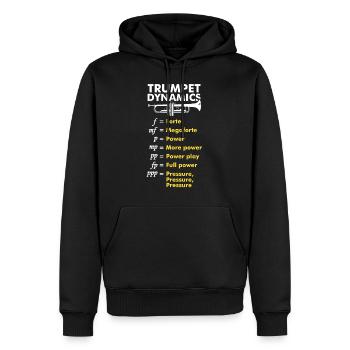 trompete trompeter orchester musikinstrument - Männer Premium Bio Hoodie - Schwarz - Vorne - Nico (187cm)